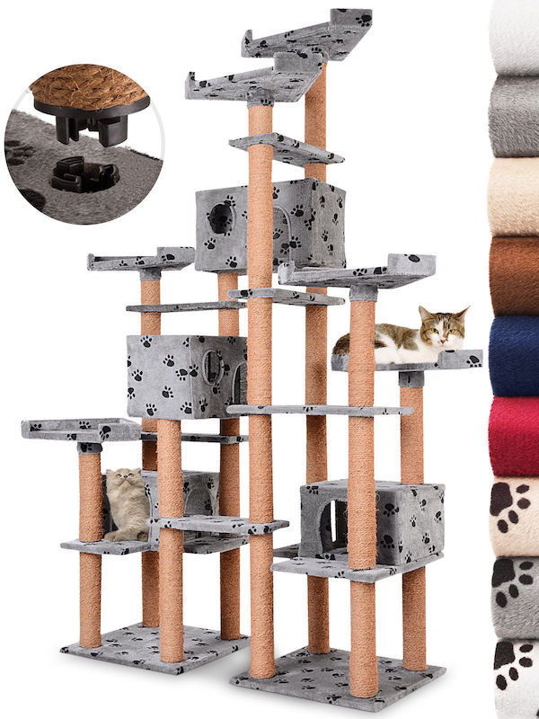 Arbre A Chat Cm Beige Avec Pattes