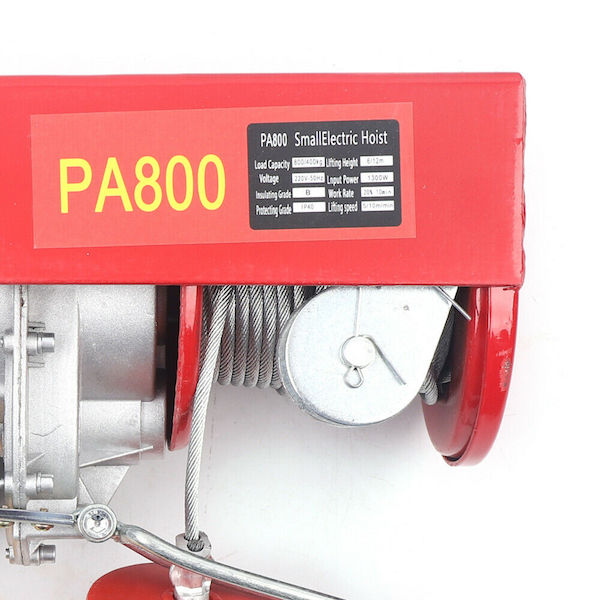 PALAN 990 TREUIL ELECTRIQUE 220V 495 à 990 kg OCCASION - 03.89.74.37.19