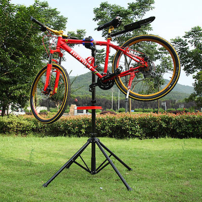 Réparation Support Vélo, Robuste Vélo Stand VTT Stand Professionnel  Télescopique Vélo Vélo Montage Sur Pied Orientable À 360 ° PORTEUR 60 Kg :  : Sports et Loisirs